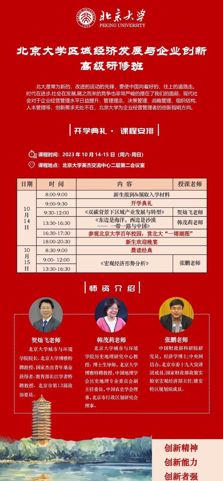 北京大学区域经济发展与企业创新高级研修班_张鹏_宏观经济分析