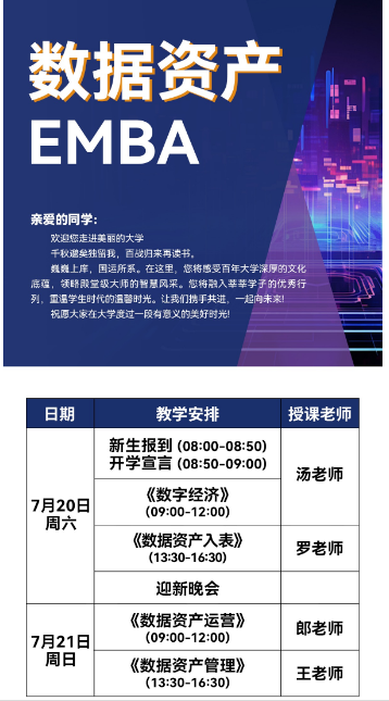2024正商学院数据资产 EMBA开课啦7月20-21日北京_数字经济_数据资产入表_数据资产运营_数据资产管理