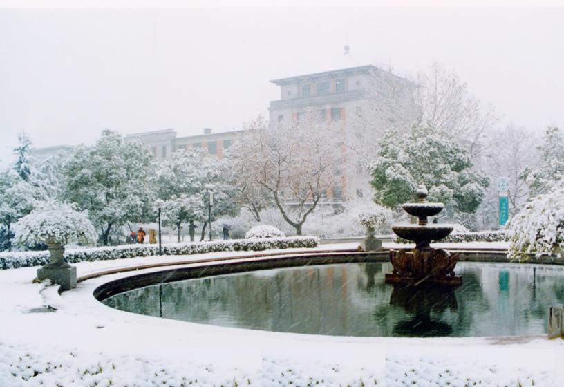 浙江大学冬季景观