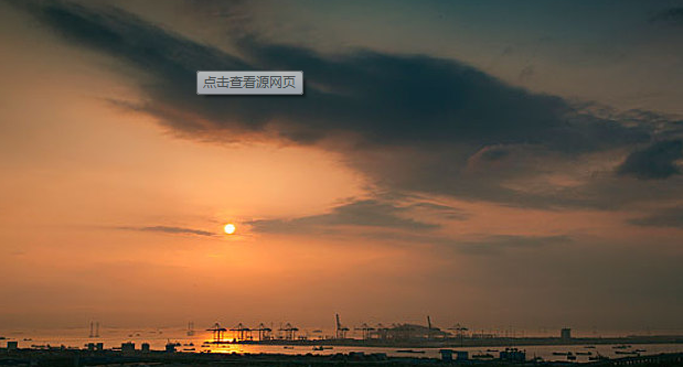 中国海洋大学日落建筑风采