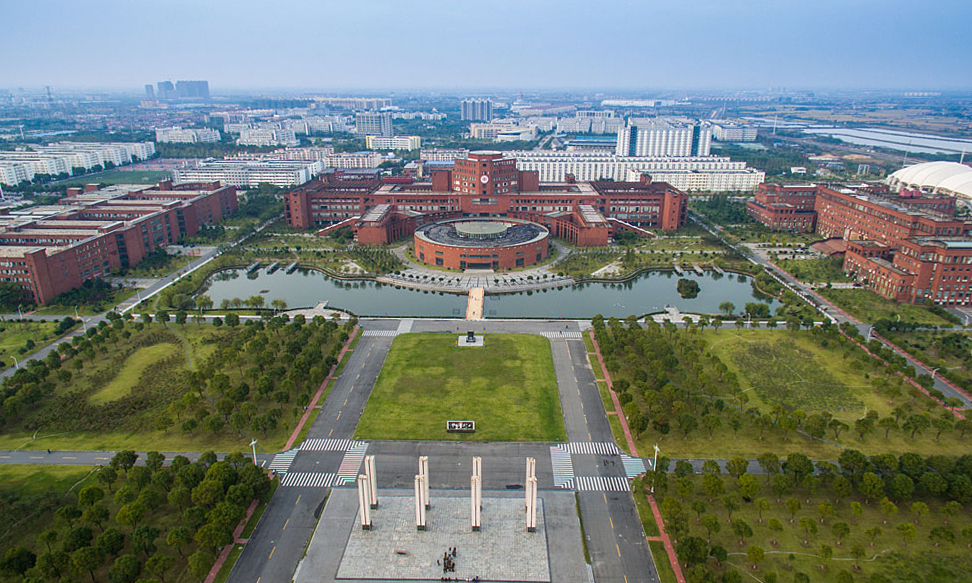 江西师范大学正大广场鸟瞰图