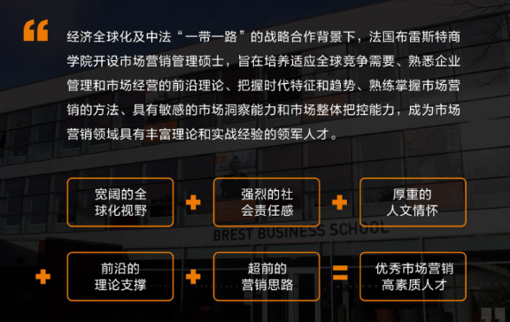 法国布雷斯特商学院市场营销与经营管理学招生简章