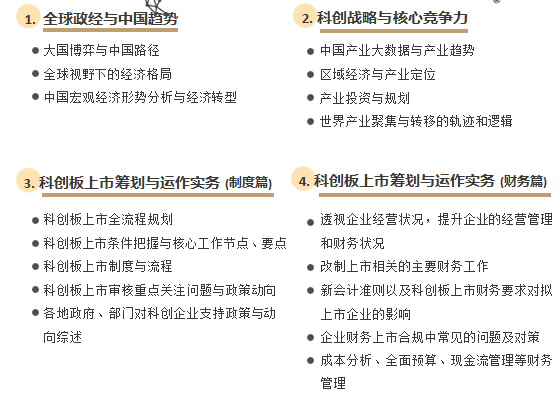 同济大学科创企业上市与投融资高级研修班