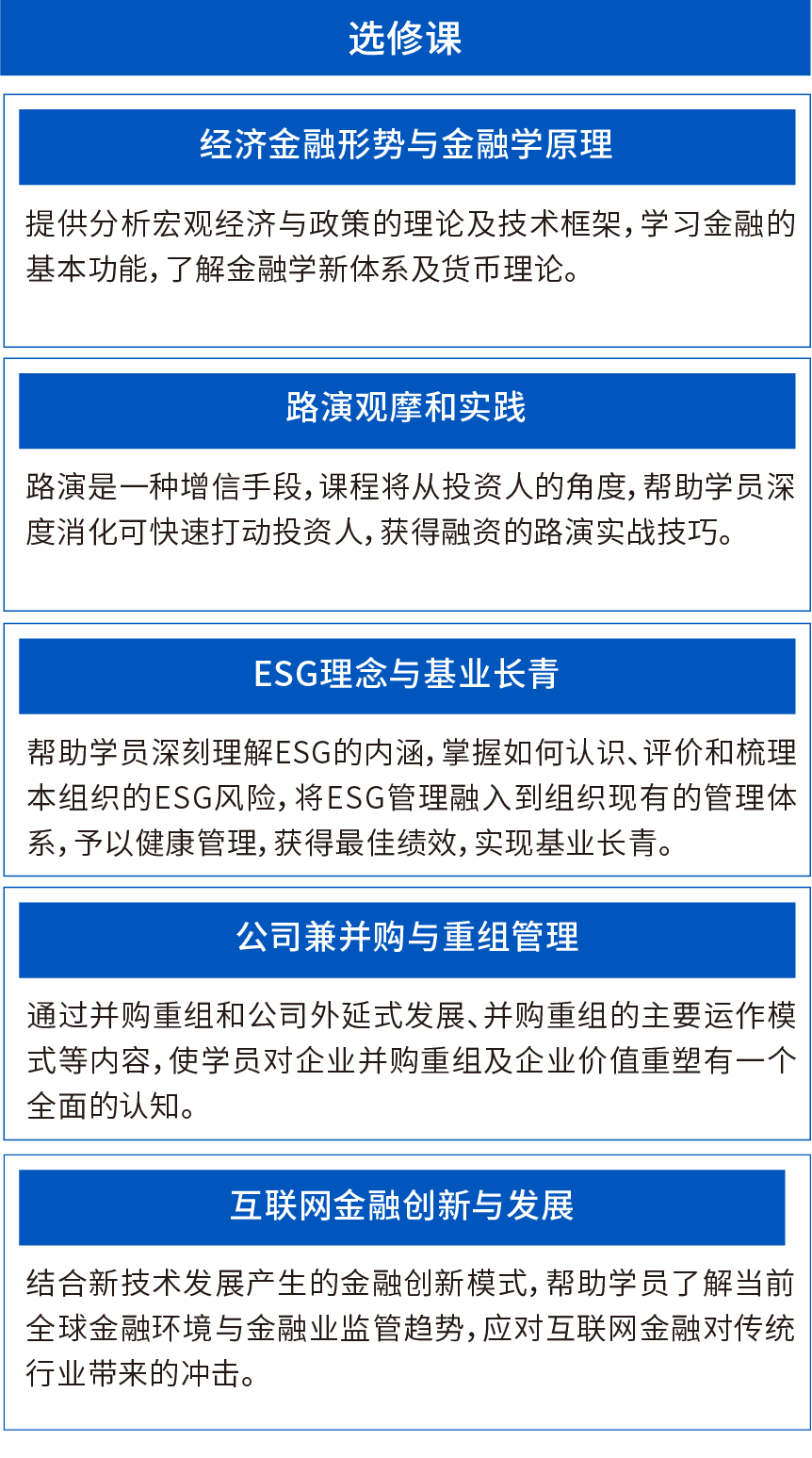 高净值金融学位项目培育计划成都班