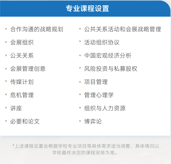 西班牙巴塞罗那大学商务活动管理硕士