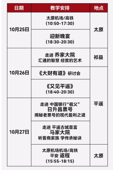 2024正商学院商业領袖EMBA班10月25-27日_太原