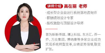 2025年华一世纪高在丽老师企业自运行系统薪酬绩效与年度战略规划培训课程讲座介绍