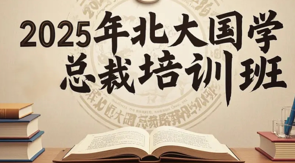 2025 年北大国学方面的培训班都有什么?