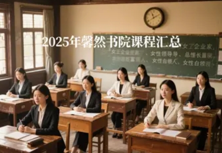 2025年馨然书院生命美学IP研修班发布：全面解析女性蜕变新机遇