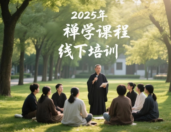 2025 年禅学课程线下培训讲座推荐