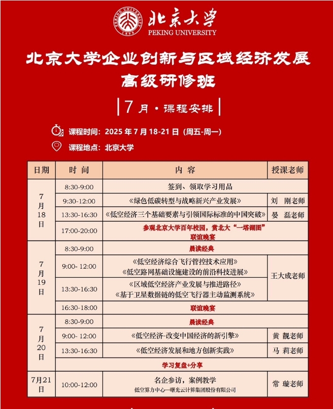 2025 年7月18-21日北京大学企业创新与区域经济发展 高级研修班_《绿色低碳转型与战略新兴产业发展》_ 刘 刚