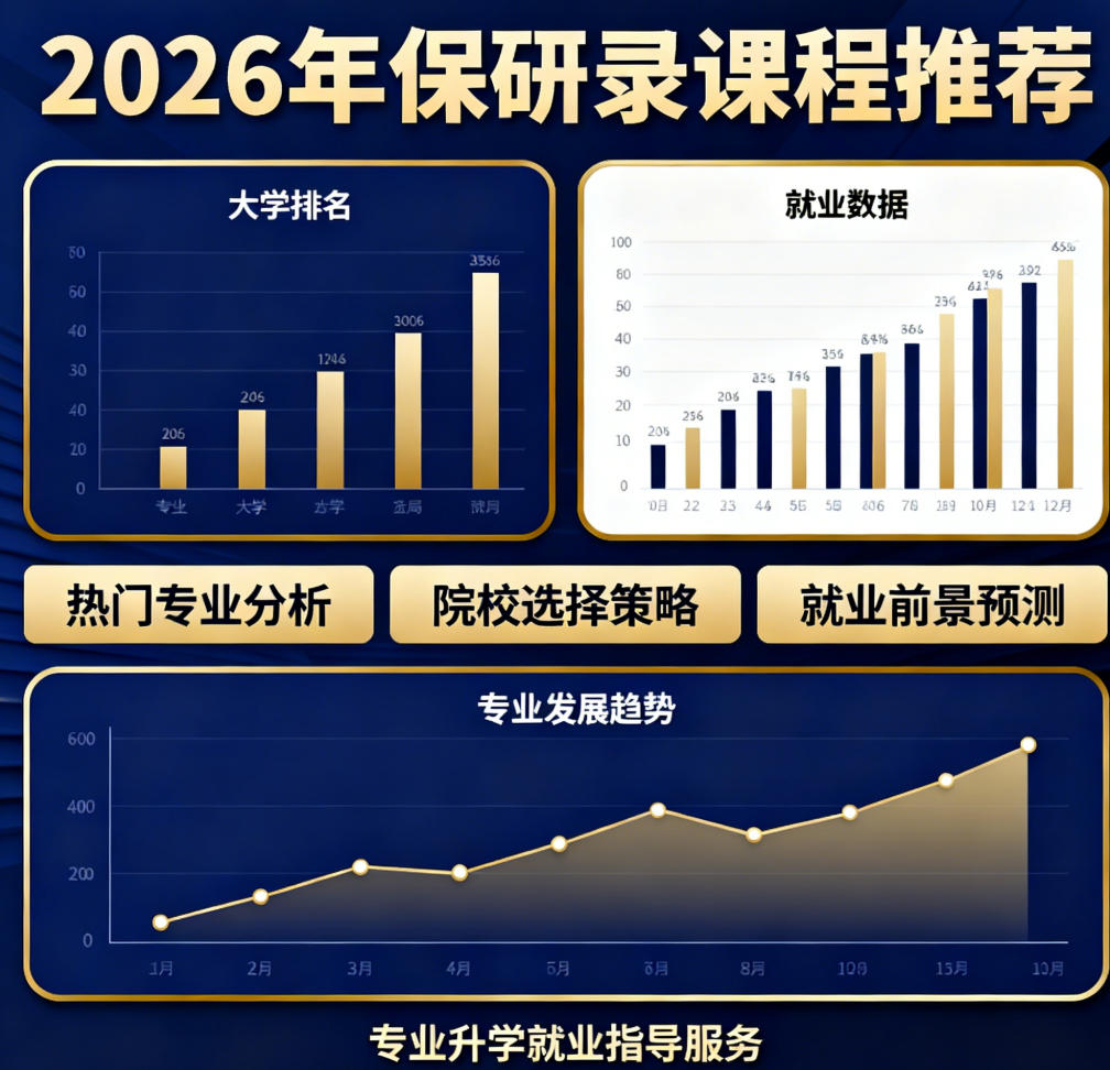 保研录热门大学专业读研就业规划（内容，收费，报名条件）