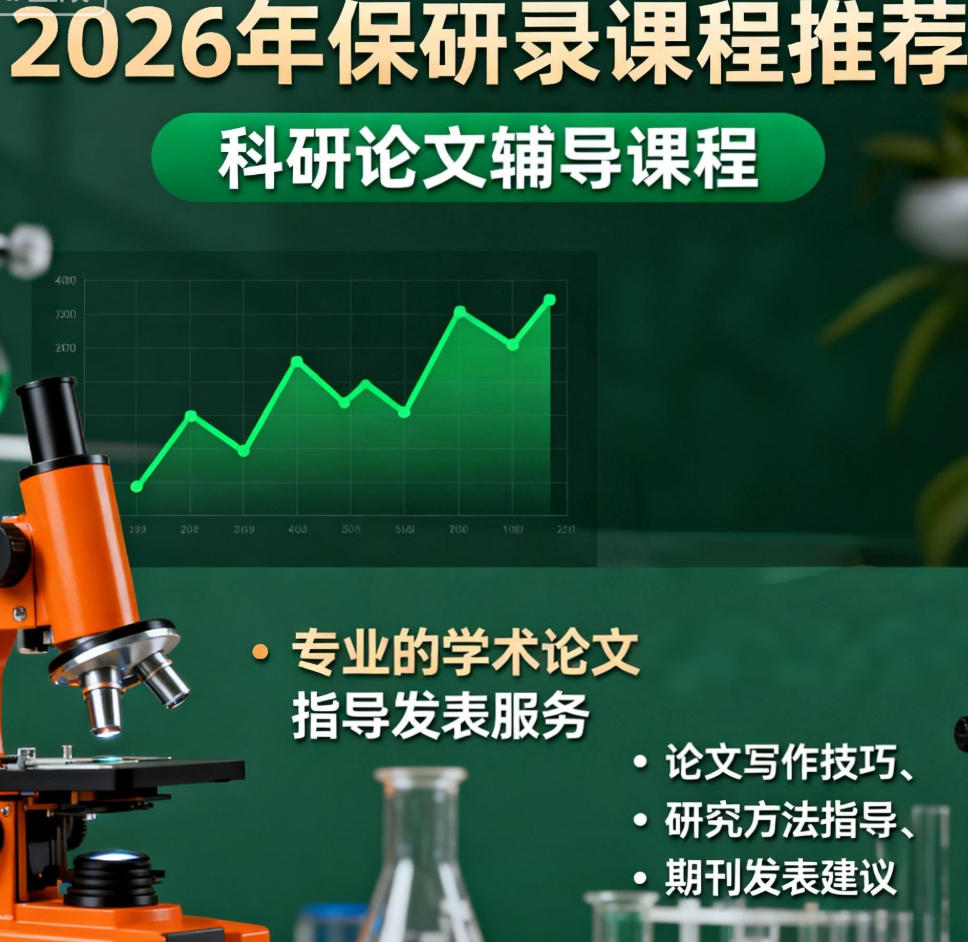 保研录科研论文辅导课程（内容，收费，报名条件）