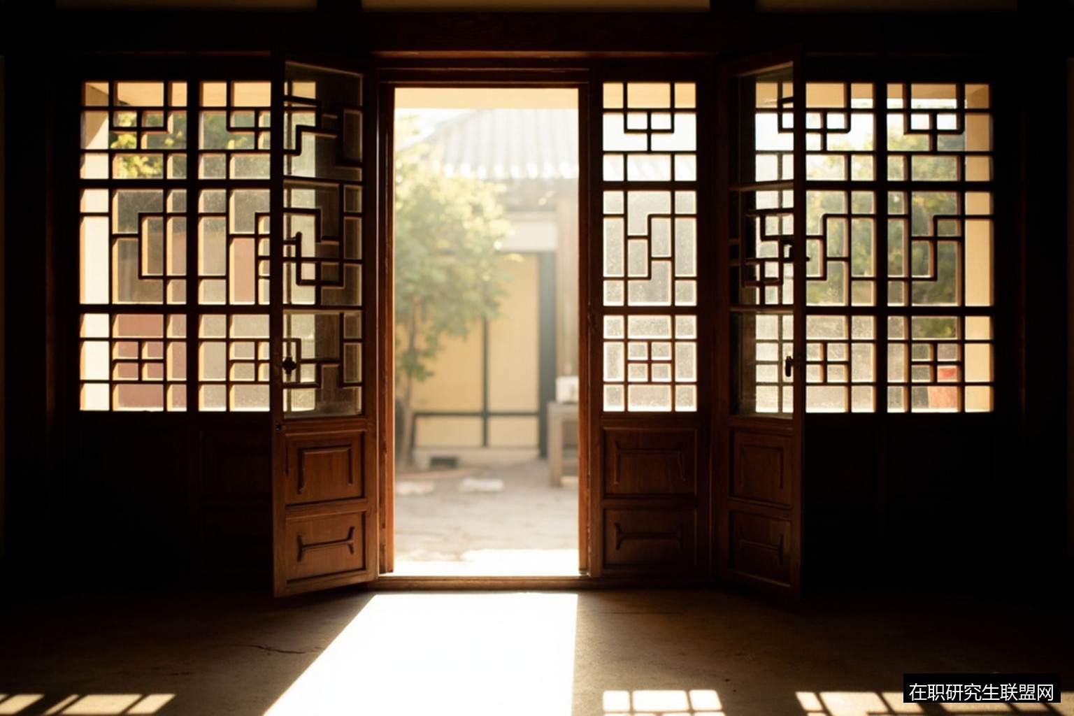 道观客房庭院