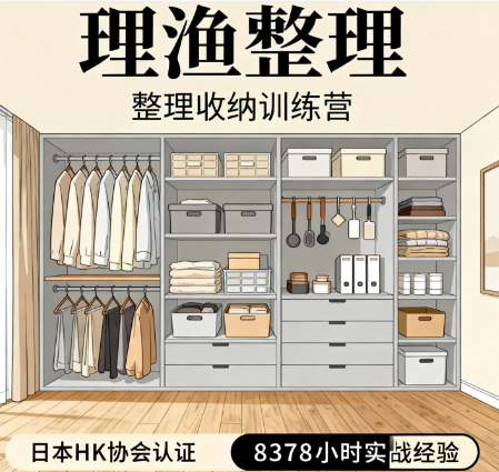 零基础如何成为专业收纳整理师?理渔整理训练营助你开启新职业! 零基础如何成为专业收纳整理师?理渔整理训练营助你开启新职业!