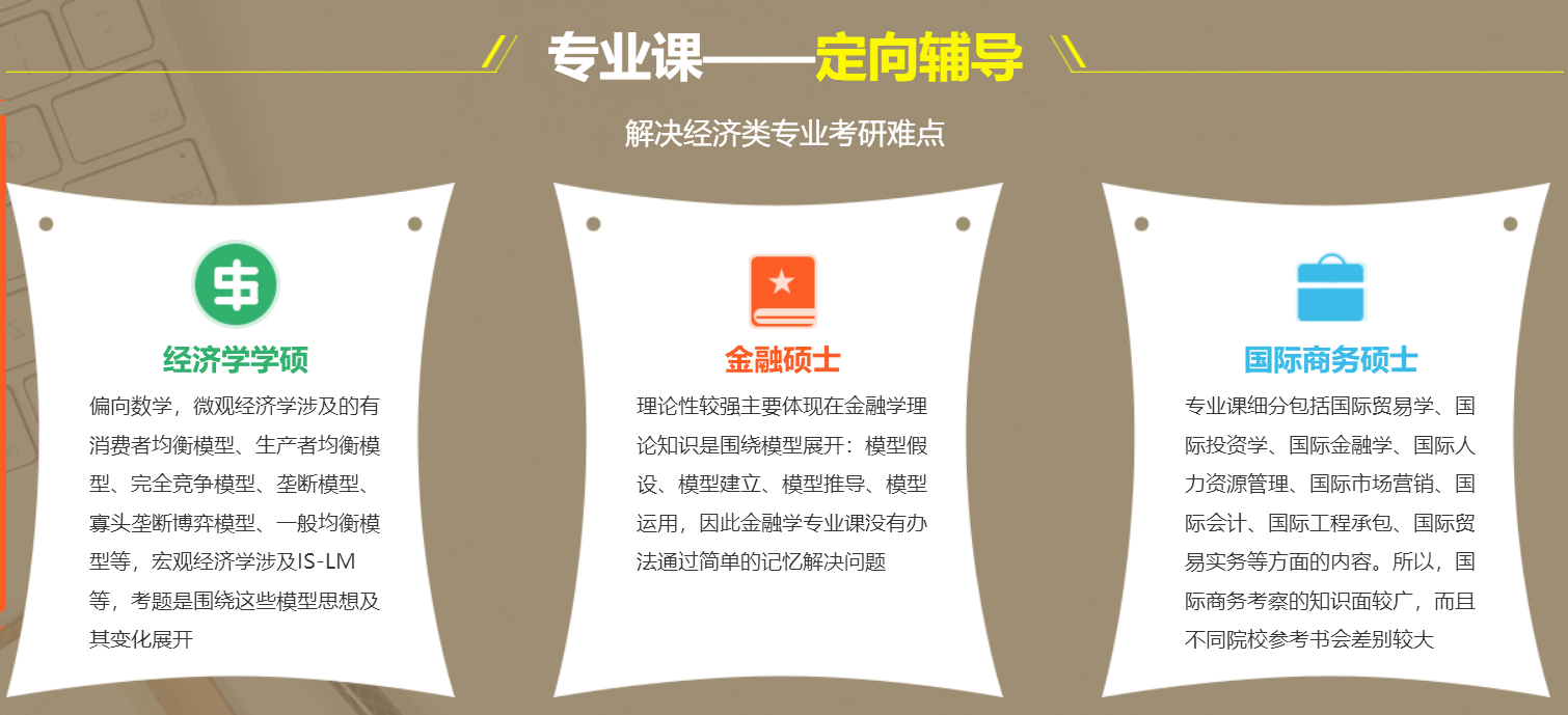 中公考研经济学考研课程