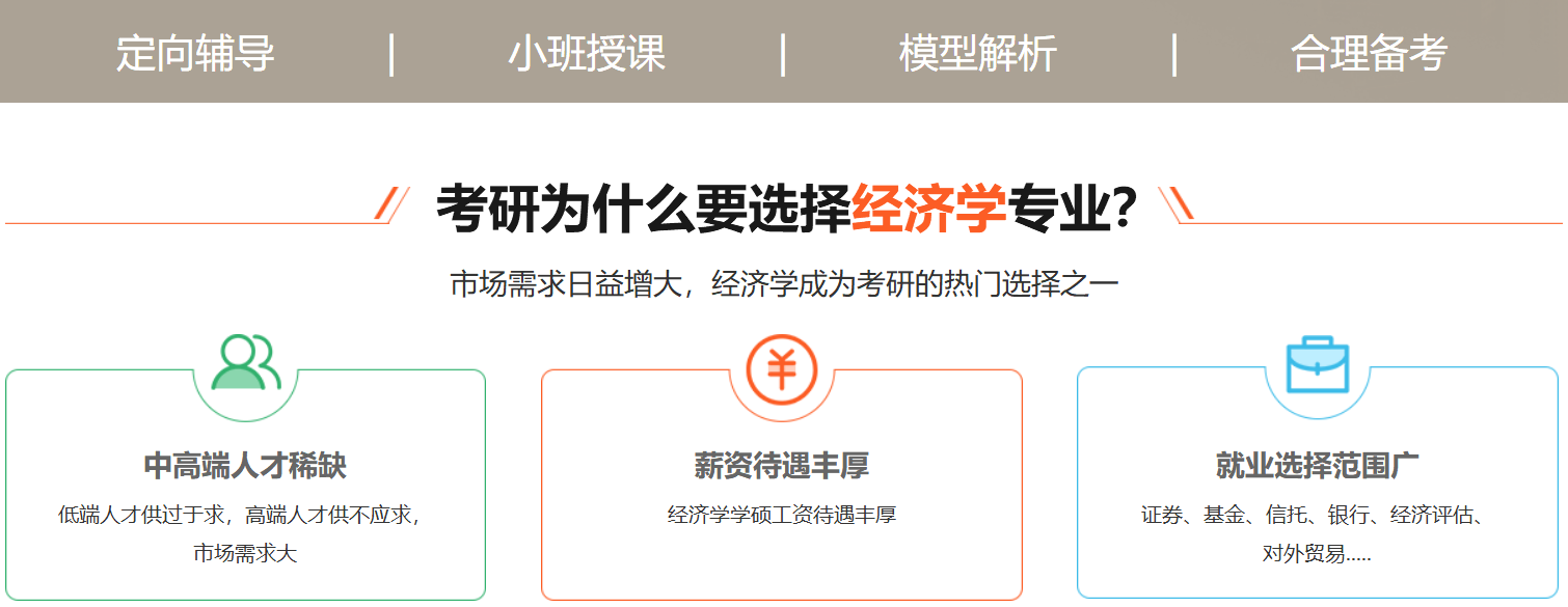 中公考研经济学考研课程