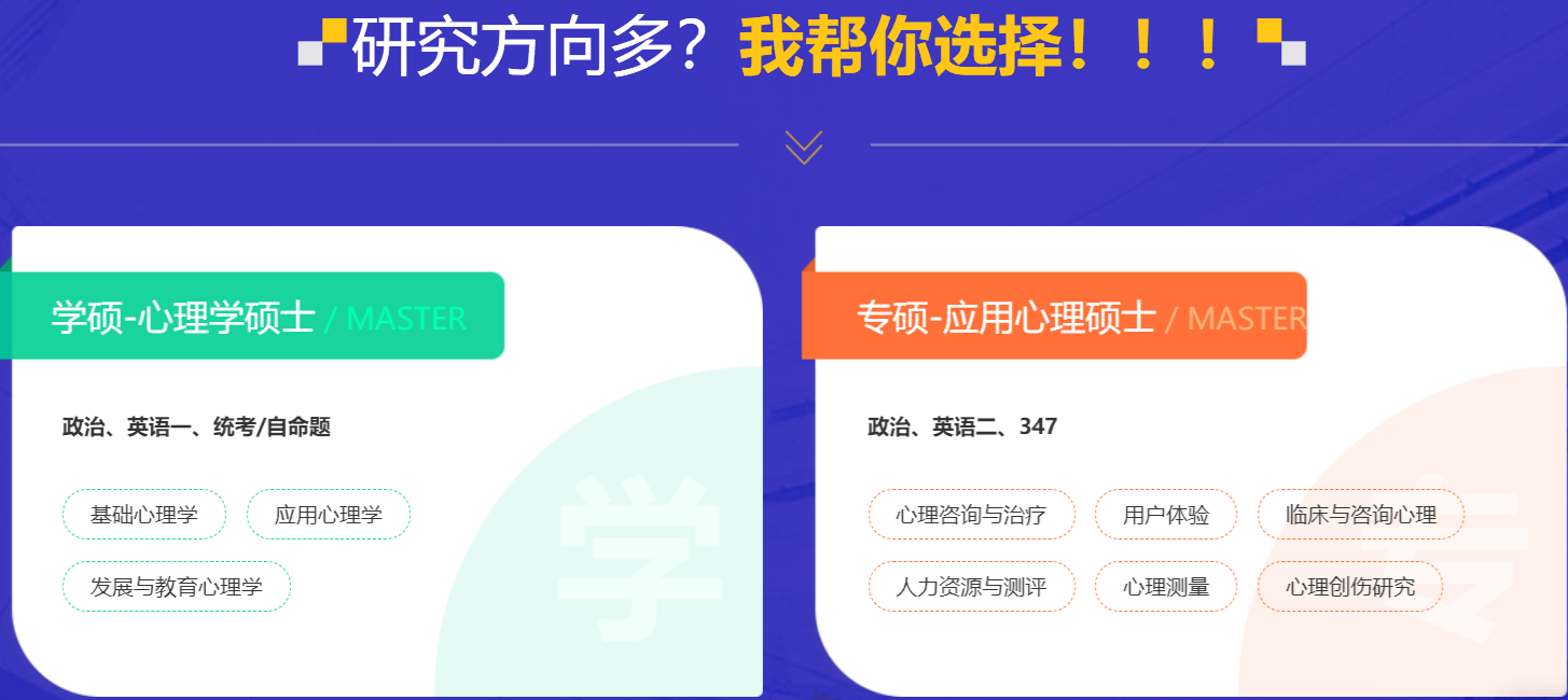 中公考研心理学考研课程