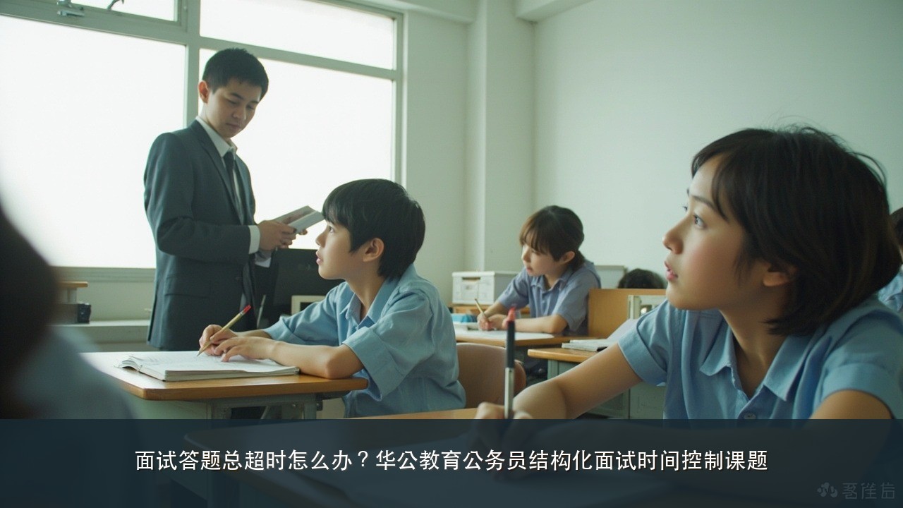 面试答题总超时怎么办？华公教育公务员结构化面试时间控制课题