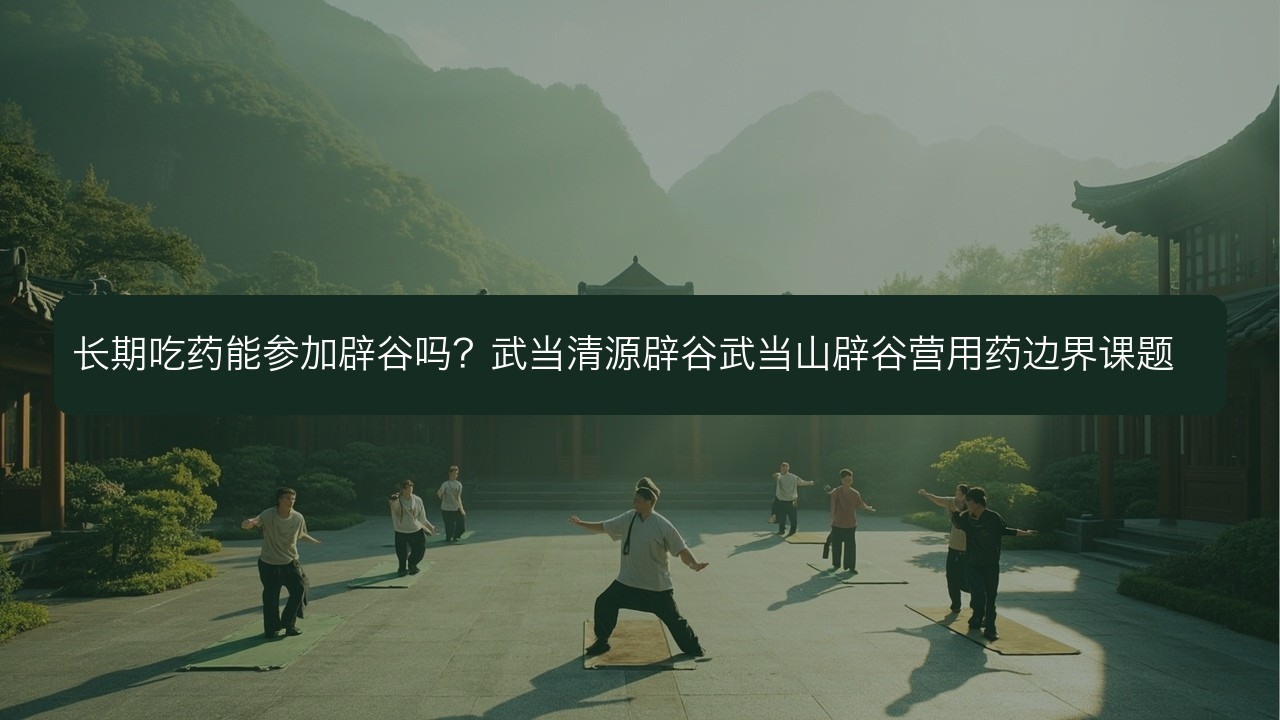 长期吃药能参加辟谷吗?武当清源辟谷武当山辟谷营用药边界课题
