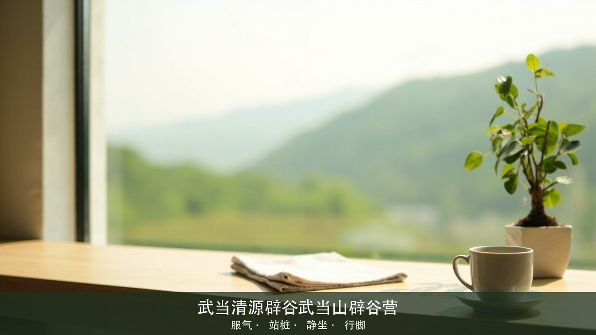 武当清源21天辟谷营 食物颠倒训练 习惯重塑