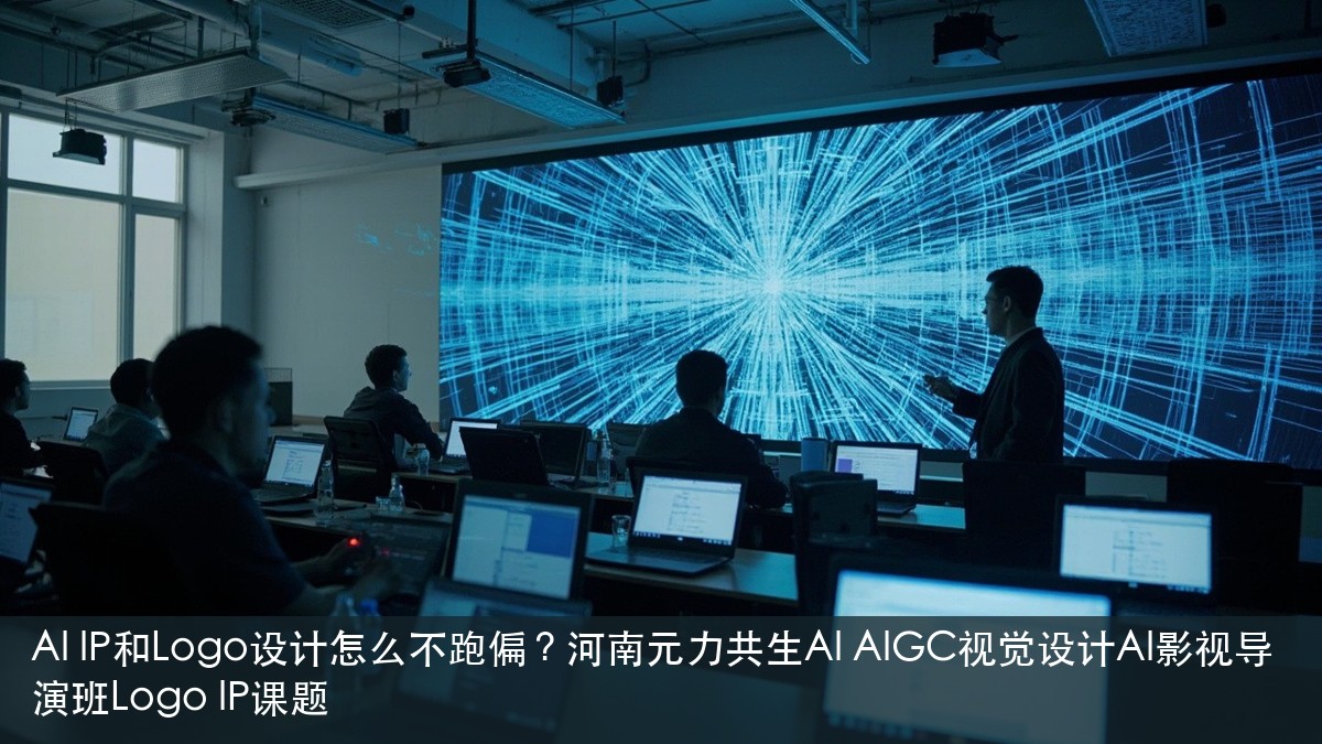 AI IP和Logo设计怎么不跑偏?河南元力共生AI AIGC视觉设计AI影视导演班Logo IP课题