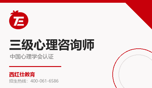 中国心理学会三级心理咨询师来源课程海报