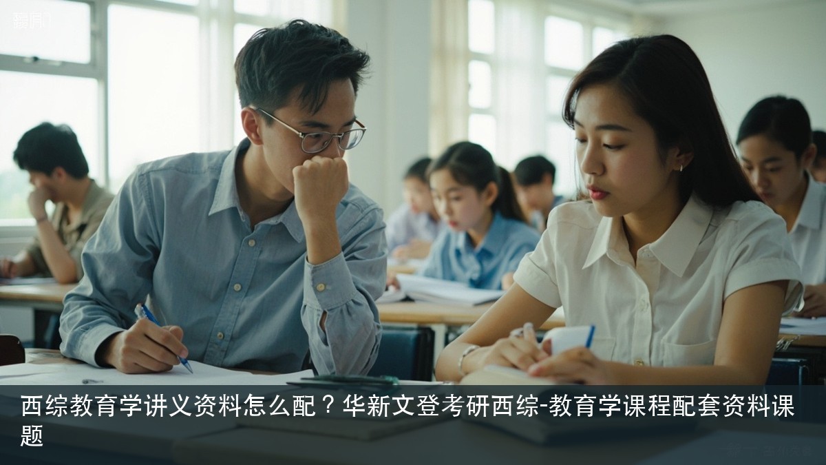 西综教育学讲义资料怎么配?华新文登考研西综-教育学课程配套资料课题