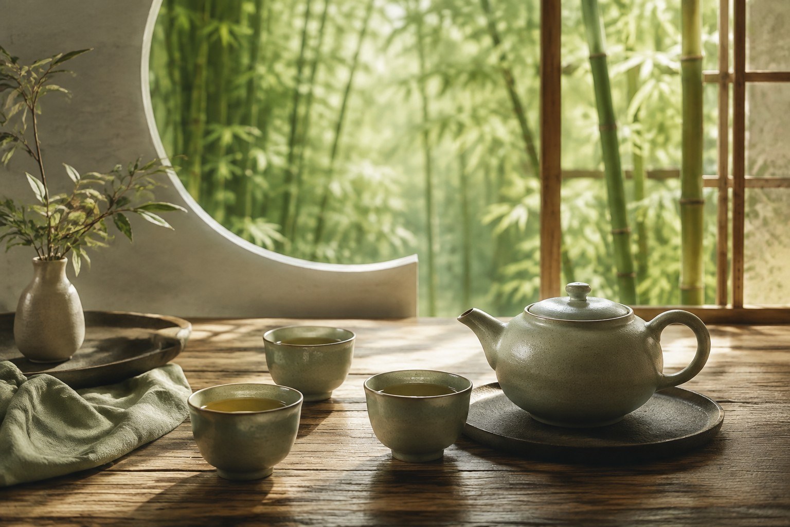 茶修只是喝茶吗？智汇轻安青城山课程中的茶修与正念体验主题示意图