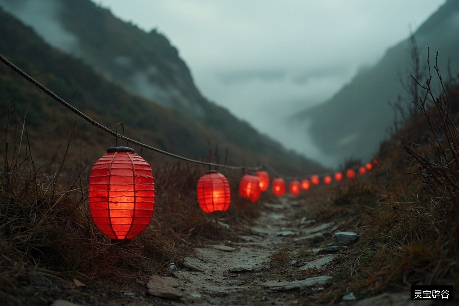 红灯笼山间小径 红灯笼山间小径