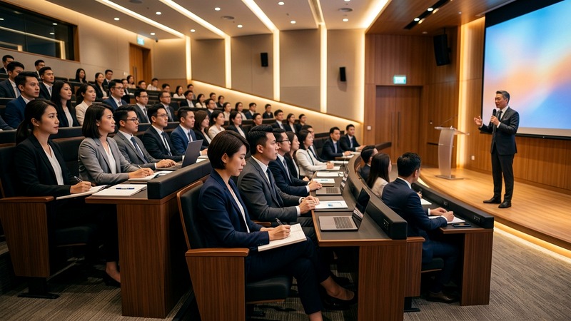 智通汇博校企深度共育与现代学徒制研讨现场