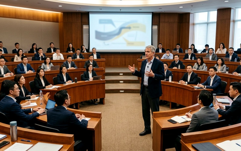 上海交大高级工商管理研修班费用说明与课堂现场
