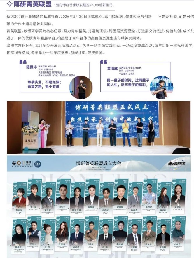 博研科技创新与现代管理CEO总裁研修班课程资料