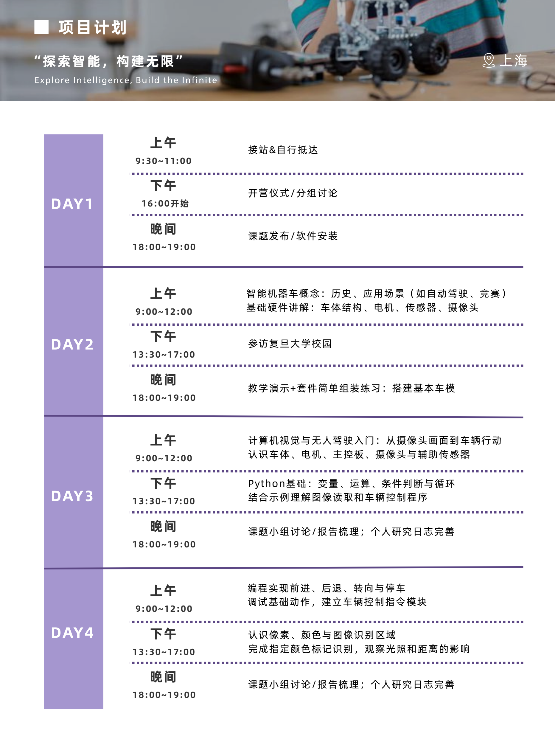 中学生AI视觉感知与无人驾驶挑战冬令营简章第3页