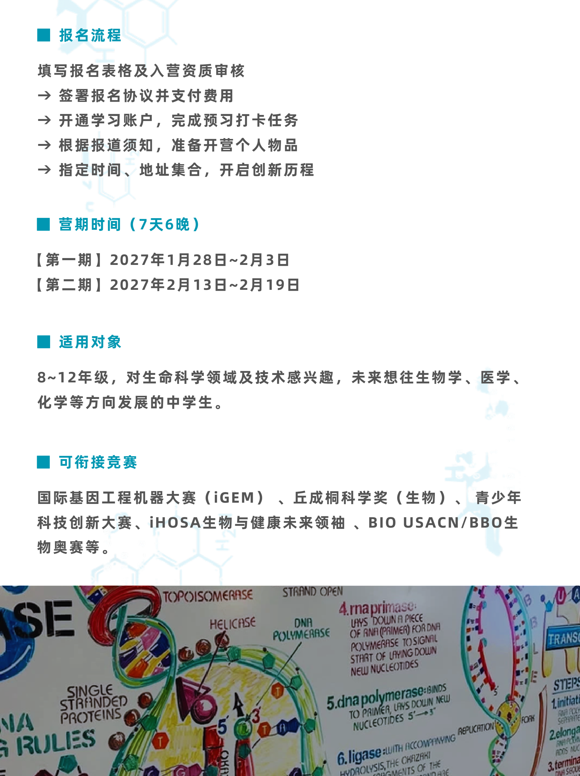 中学生分子克隆与基因工程前沿实验冬令营简章第8页